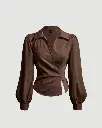 V_Neck_Wrap_Front_With_Lantern_Sleeve_Top_in_Brown_720x.webp